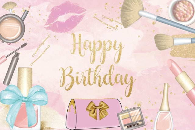 Beauty backdrop Birthday Party Banner - Sparty Girl