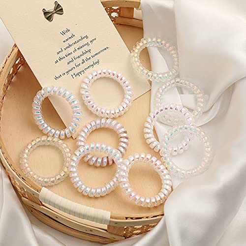 Spiral Cord Hair Ties - Sparty Girl