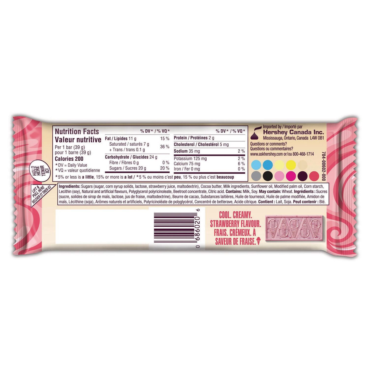 Hershey's Strawberries 'n' Creme Candy Bar - Sparty Girl