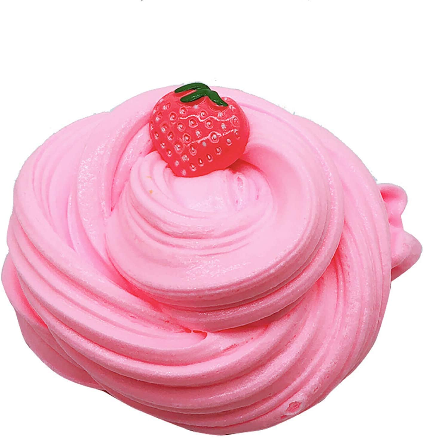 Strawberry Fluffy Butter Slime - Sparty Girl