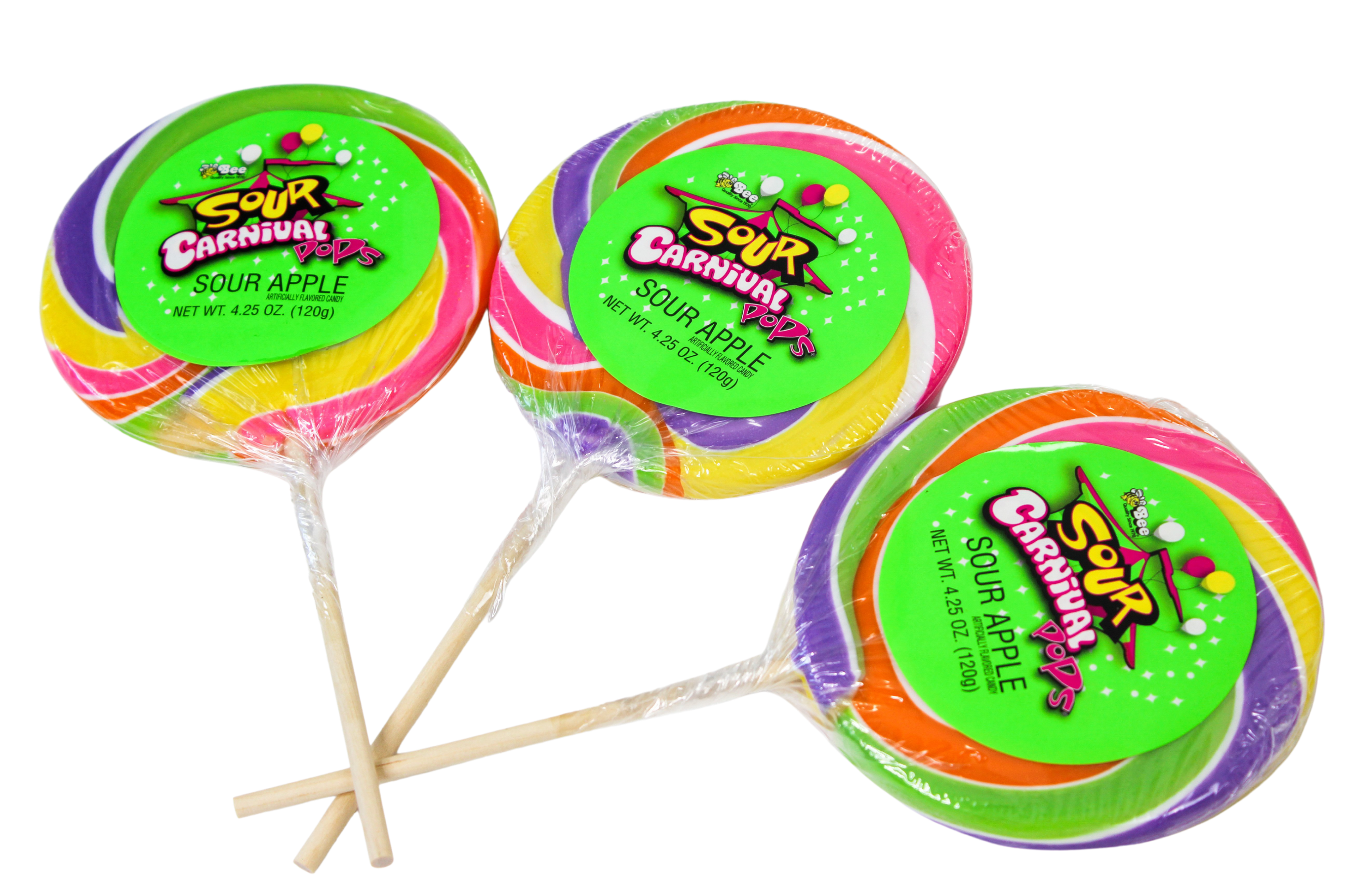 Giant Sour Carnival Lollipop - Sparty Girl