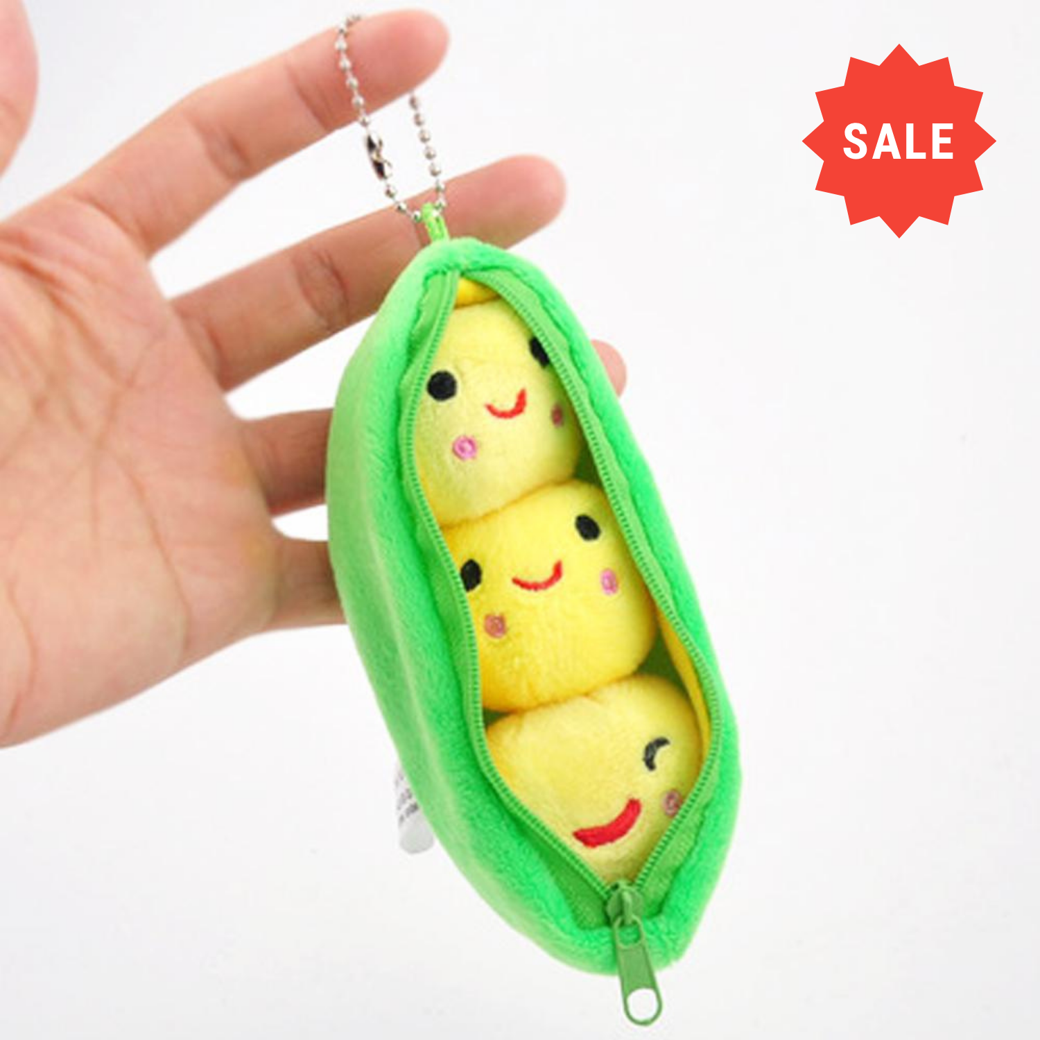 Peas In A Pod Plush Keychain - Sparty Girl