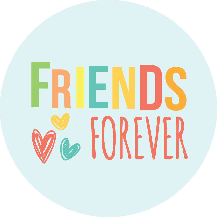 Friends Forever Sticker - Sparty Girl