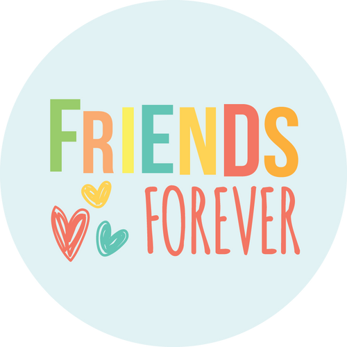 Friends Forever Sticker - Sparty Girl